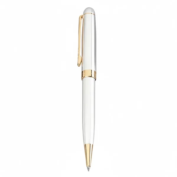 Twist action ballpoint pen with elegant enamel finish brass barrel.... from ASI 31517 Admart Products / Admart Line