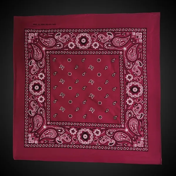 22" x 22" cotton bandana offered in an assortment of color... from ASI 42016 Brighter Promotions Inc