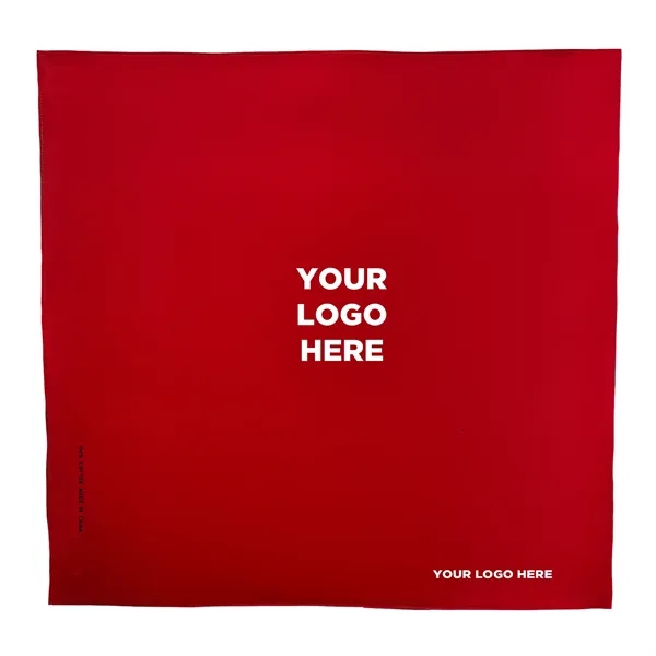 22" x 22" cotton bandana offered in an assortment of color... from ASI 42016 Brighter Promotions Inc