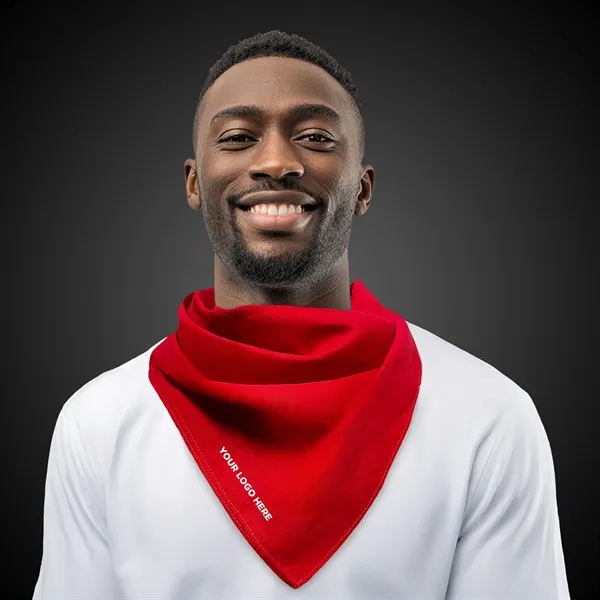 22" x 22" cotton bandana offered in an assortment of color... from ASI 42016 Brighter Promotions Inc