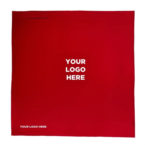 22" x 22" cotton bandana offered in an assortment of color... from ASI 42016 Brighter Promotions Inc