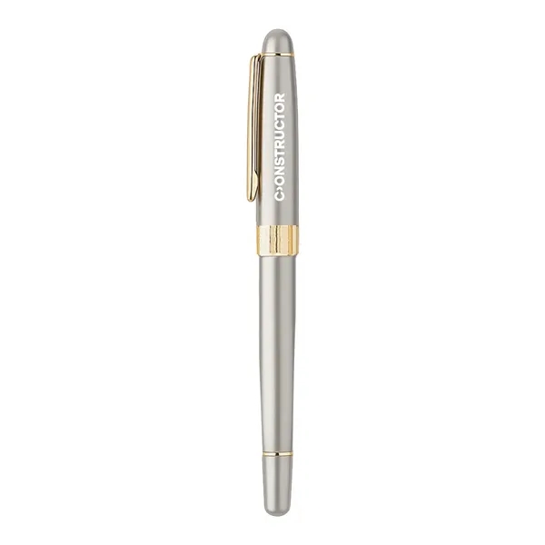 Cap-off roller ball pen with elegant enamel finish brass barrel.... from ASI 31517 Admart Products / Admart Line