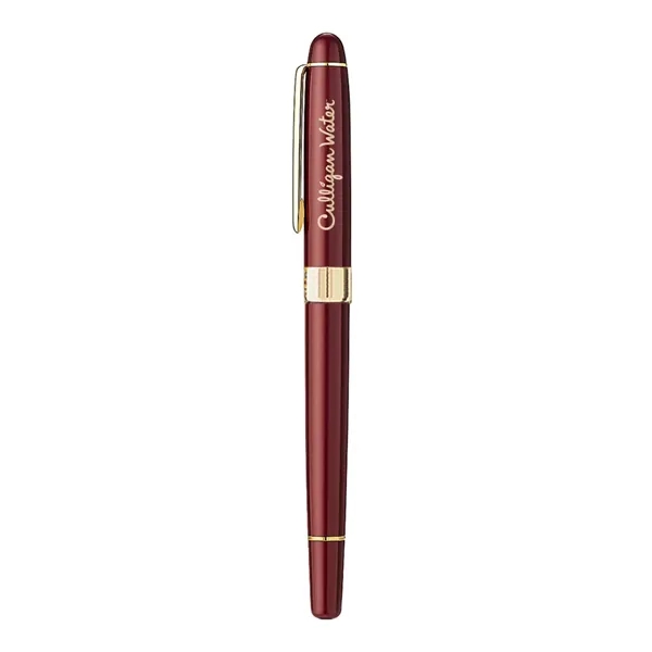Cap-off roller ball pen with elegant enamel finish brass barrel.... from ASI 31517 Admart Products / Admart Line