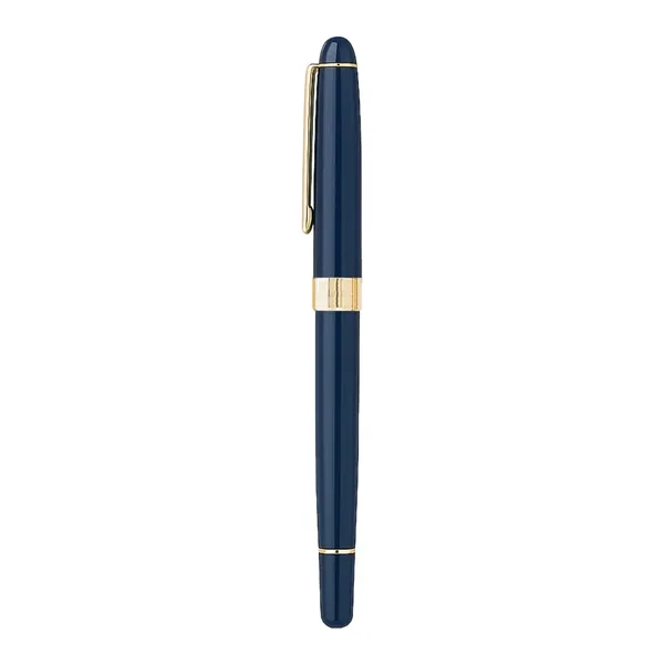 Cap-off roller ball pen with elegant enamel finish brass barrel.... from ASI 31517 Admart Products / Admart Line