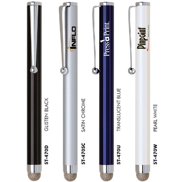 Brass stylus available in several colors with an extra-sensitive fiber cloth... from ASI 68190 Lungsal / Lungsal