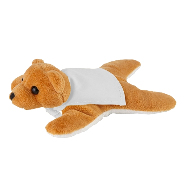 5 3/4" x 3 3/4" plush bear with attached microfiber screen... from ASI 52840 Evans Manufacturing