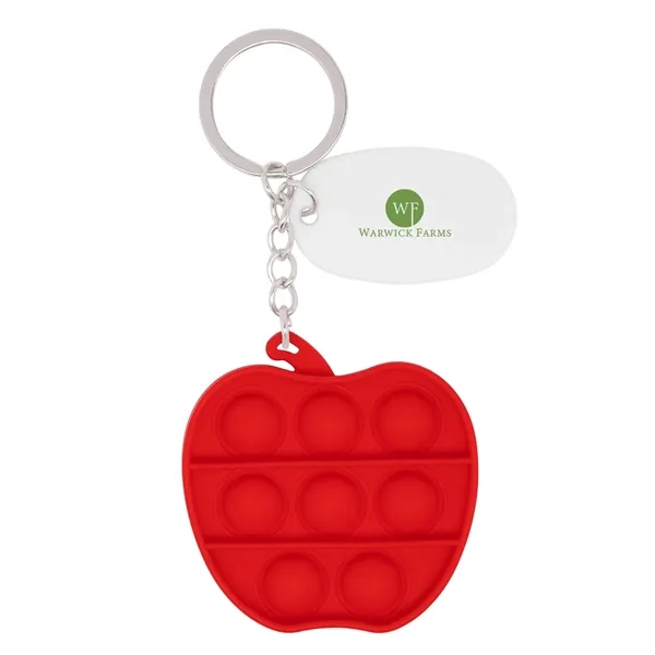 Push Pop Bubble Apple Fidget Sensory Keychain... from ASI 79530 Prime Line