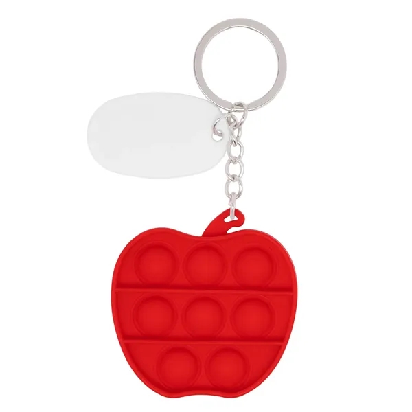 Push Pop Bubble Apple Fidget Sensory Keychain... from ASI 79530 Prime Line