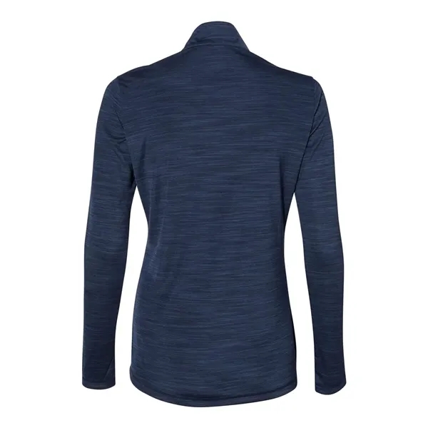 Adidas Women's Lightweight Quarter-Zip Melange Pullover... from ASI 84358 S&S Activewear