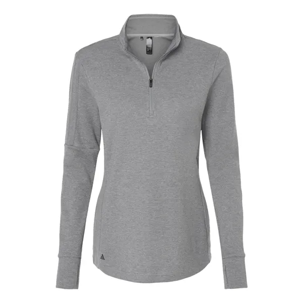 Adidas Women's 3-Stripes Quarter-Zip Sweater... from ASI 84358 S&S Activewear