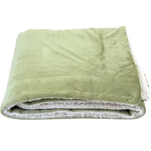 Micro-mink Sherpa Blanket... from ASI 89320 Starline USA Inc