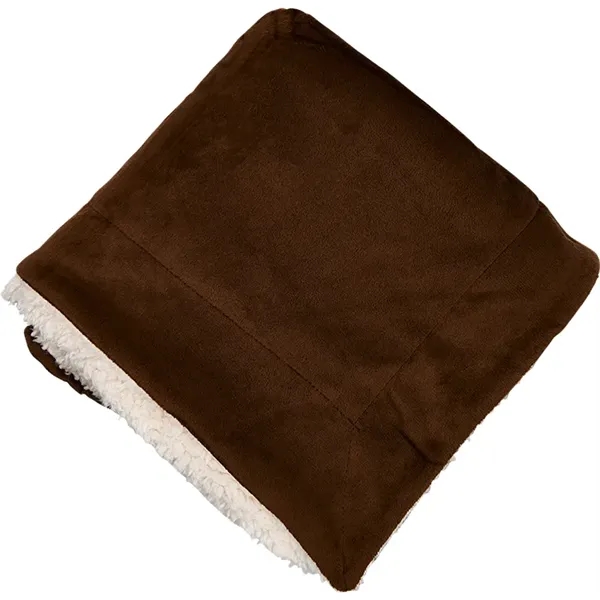 Oversize Micro-mink Sherpa Blanket... from ASI 89320 Starline USA Inc