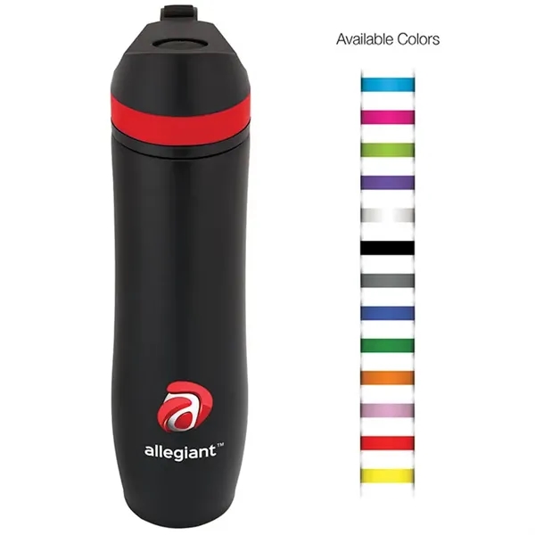 20 oz Persona® Wave Trail Vacuum Water Bottle... from ASI 89320 Starline USA Inc