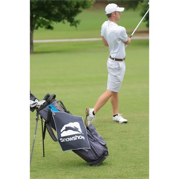 Microfiber Waffle Small Golf Towel... from ASI 89320 Starline USA Inc