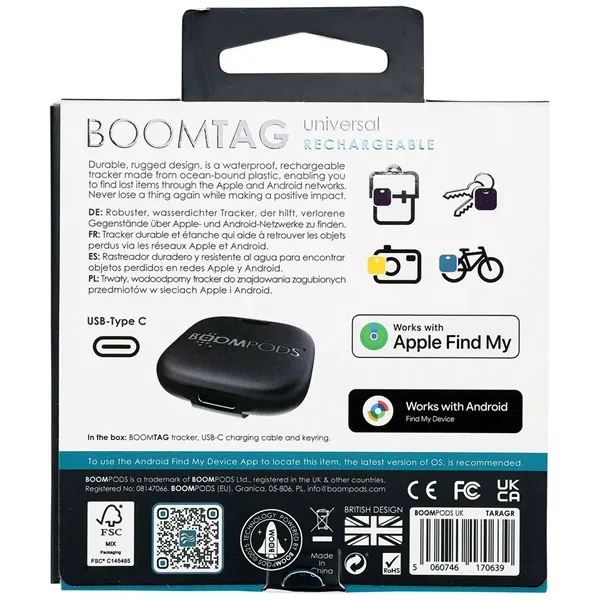 Boompods™ Universal Rechargeable Boomtag... from ASI 89320 Starline USA Inc