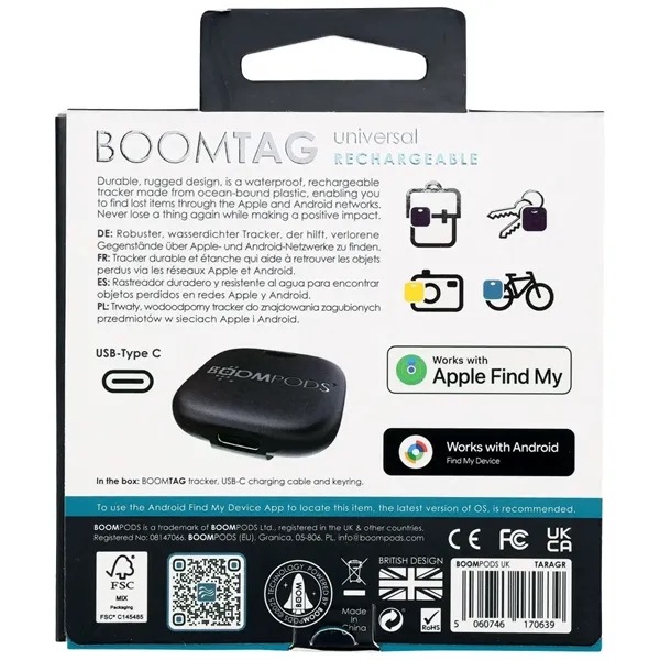 Boompods™ Universal Rechargeable Boomtag... from ASI 89320 Starline USA Inc