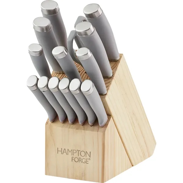 Hampton Forge® Epicure 15 Piece Cutlery Block Set... from ASI 89320 Starline USA Inc