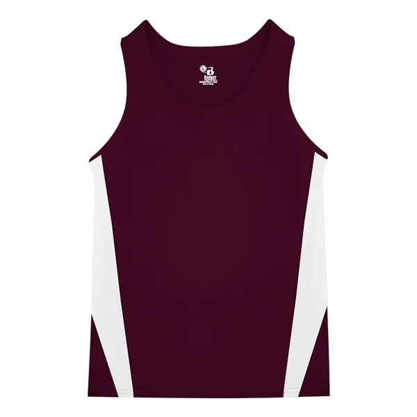 Moisture-wicking, antimicrobial singlet made of 100% polyester with contrast side inserts.... from ASI 84358 S&S Activewear