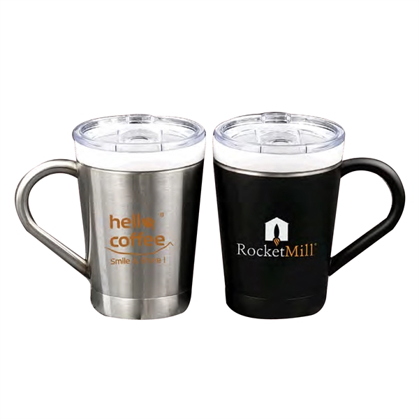 12 oz. mug with double wall vacuum insulation and snap on,... from ASI 99030 Zipline / Zipline®