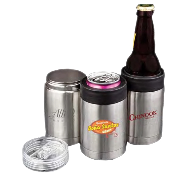 3-in-1 drinkware set that features a 10 oz., capacity double wall... from ASI 99030 Zipline / Zipline®