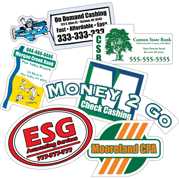 Custom spot color magnets. Suitable for indoor or outdoor use.... from ASI 89910 Stouse, LLC