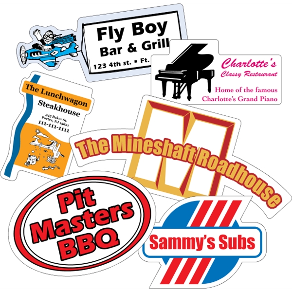 Custom spot color magnets. Suitable for indoor or outdoor use.... from ASI 89910 Stouse, LLC