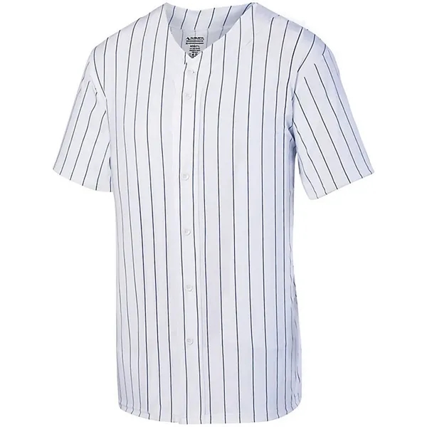 Youth Pinstrip Full Button Baseball Jersey... from ASI 84358 S&S Activewear