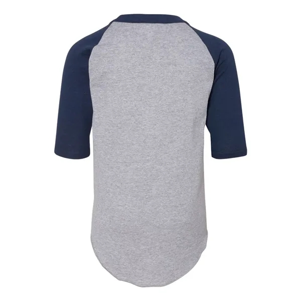 Youth Three-Quarter Sleeve Baseball Jersey... from ASI 84358 S&S Activewear