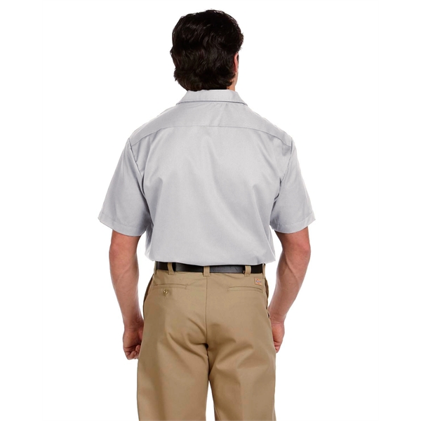 Dickies men's short sleeve work shirt with moisture-wicking technology and stain-release... from ASI 34063 alphabroder