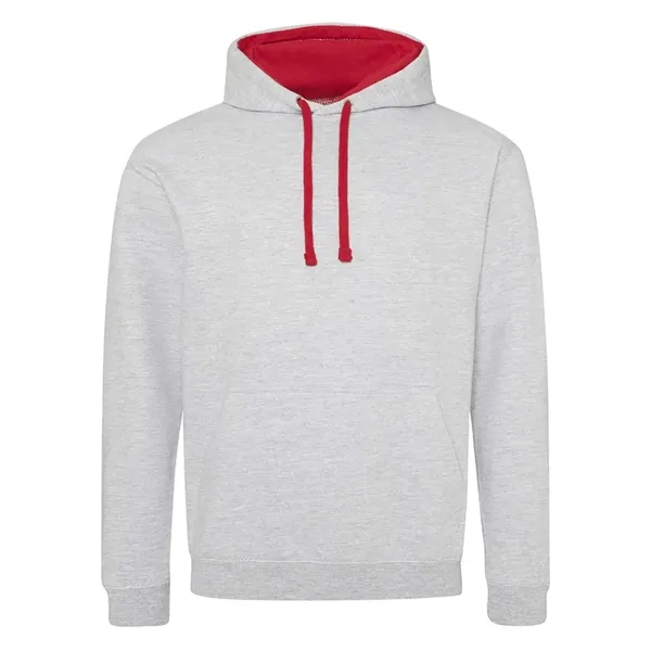 Just Hoods Midweight Varsity Contrast Hooded Sweatshirt... from ASI 84358 S&S Activewear