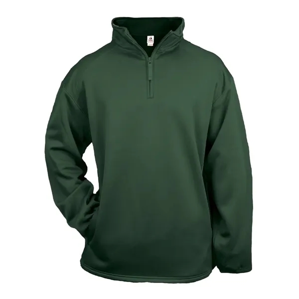 Adult quarter-zip mockneck, blank.... from ASI 84358 S&S Activewear