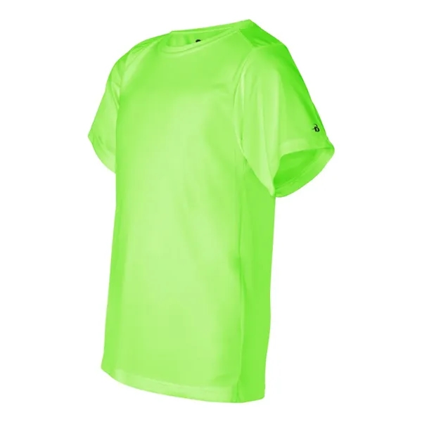 Youth short sleeve t-shirt with sport shoulders. Blank product.... from ASI 84358 S&S Activewear