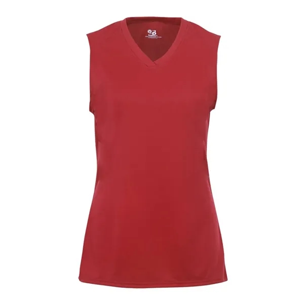 Girl's sleeveless V-neck t-shirt... from ASI 84358 S&S Activewear