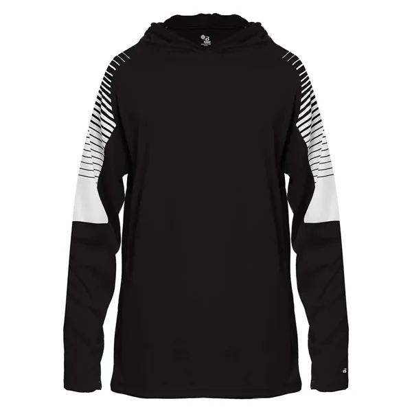 Badger Youth Lineup Hooded Long Sleeve T-Shirt... from ASI 84358 S&S Activewear