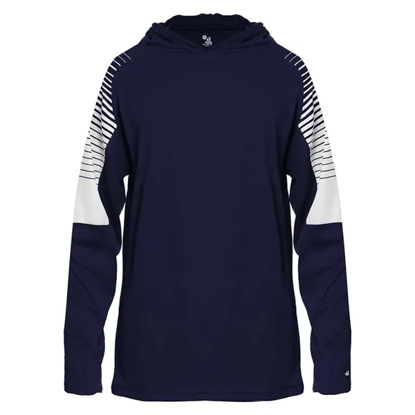 Badger Youth Lineup Hooded Long Sleeve T-Shirt... from ASI 84358 S&S Activewear