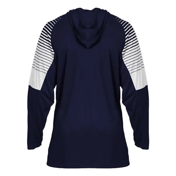 Badger Youth Lineup Hooded Long Sleeve T-Shirt... from ASI 84358 S&S Activewear