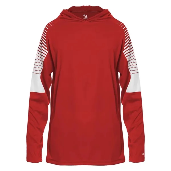 Badger Youth Lineup Hooded Long Sleeve T-Shirt... from ASI 84358 S&S Activewear