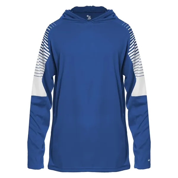 Badger Youth Lineup Hooded Long Sleeve T-Shirt... from ASI 84358 S&S Activewear