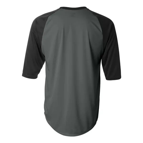Three-quarter raglan sleeve baseball t-shirt... from ASI 84358 S&S Activewear