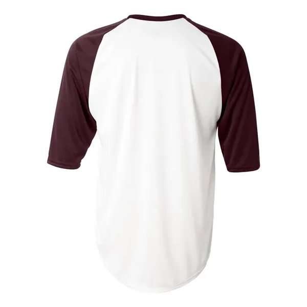 Three-quarter raglan sleeve baseball t-shirt... from ASI 84358 S&S Activewear