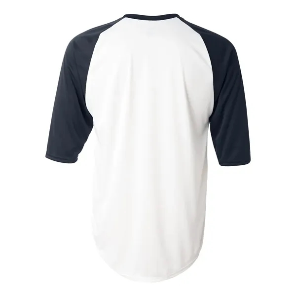 Three-quarter raglan sleeve baseball t-shirt... from ASI 84358 S&S Activewear