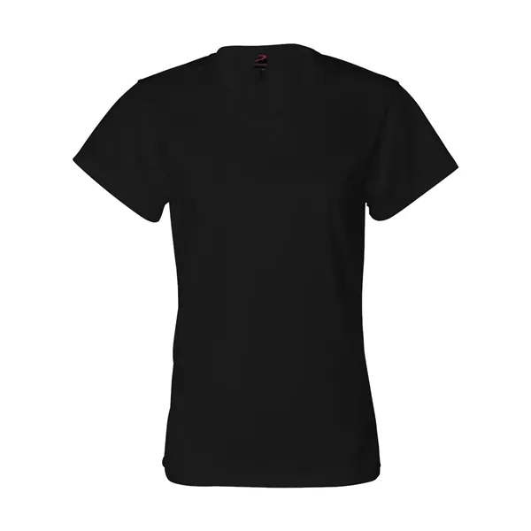 Women's short sleeve t-shirt with moisture management /anti-microbial fabric. Blank.... from ASI 84358 S&S Activewear