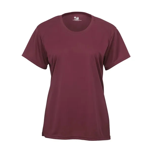 Women's short sleeve t-shirt with moisture management /anti-microbial fabric. Blank.... from ASI 84358 S&S Activewear