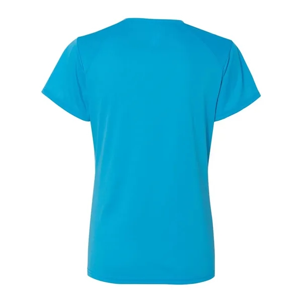 Women's short sleeve t-shirt with moisture management /anti-microbial fabric. Blank.... from ASI 84358 S&S Activewear