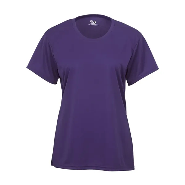 Women's short sleeve t-shirt with moisture management /anti-microbial fabric. Blank.... from ASI 84358 S&S Activewear