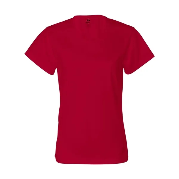 Women's short sleeve t-shirt with moisture management /anti-microbial fabric. Blank.... from ASI 84358 S&S Activewear
