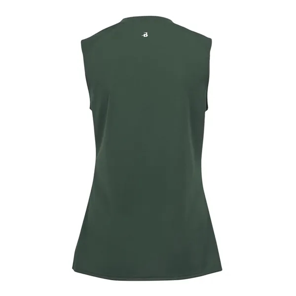 Women's sleeveless sporty t-shirt with moisture management fabric. Blank product.... from ASI 84358 S&S Activewear