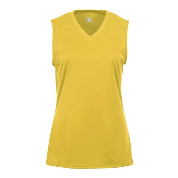 Women's sleeveless sporty t-shirt with moisture management fabric. Blank product.... from ASI 84358 S&S Activewear