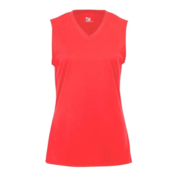 Women's sleeveless sporty t-shirt with moisture management fabric. Blank product.... from ASI 84358 S&S Activewear