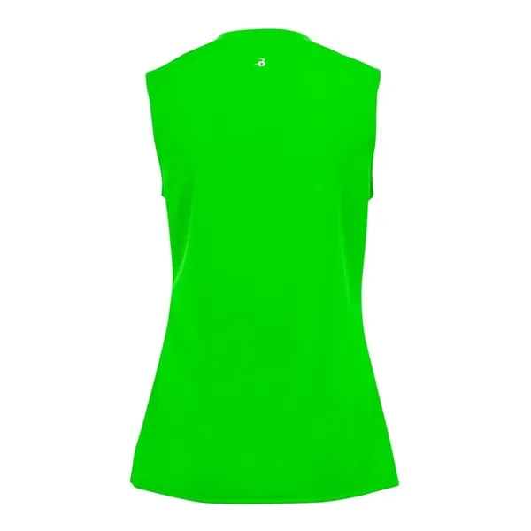 Women's sleeveless sporty t-shirt with moisture management fabric. Blank product.... from ASI 84358 S&S Activewear